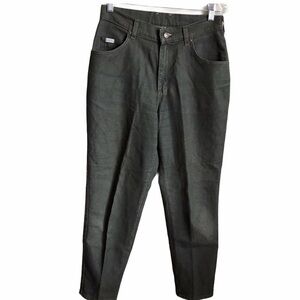 Vintage Lee Olive Green Grey High Rise Mom Jeans